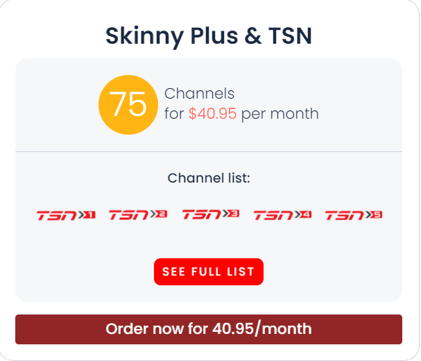 skinny plus TSN